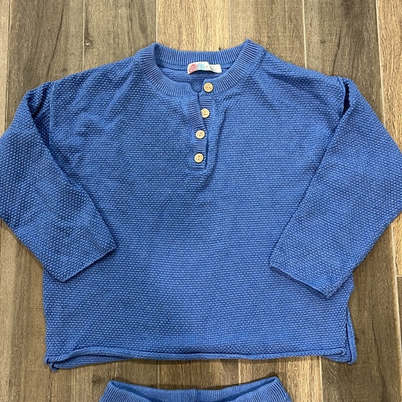 Free People Blue Knit Set - Picture 5 of 8